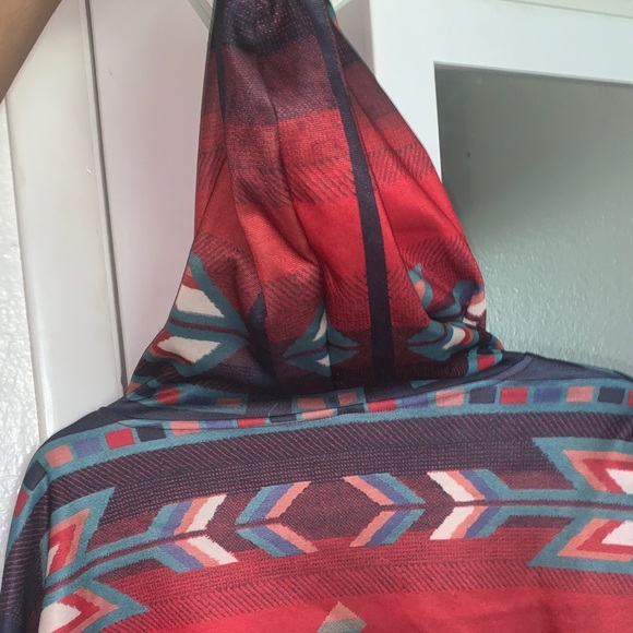 Women's Multicolor Hooded Jacket - Picture 11 of 12